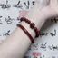2025 Mới Phong Cách Trung Quốc Hợp Thời Trang Đầu Sư Tử Vòng Tay Nam Nữ Phong Cách Benming Năm Cao Giả Cinnabar Vòng Tay Quà Tặng