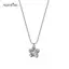 AqToCna Hoa Rỗng Mặt Dây Chuyền Nelace Kẻ Sọc Zircon Ngôi Sao Trái Tim Hồng Ne Trang Sức Dành Cho Nữ Bé Gái Thẩm Mỹ Nelace Xương Đòn Dây Xích AqToCna