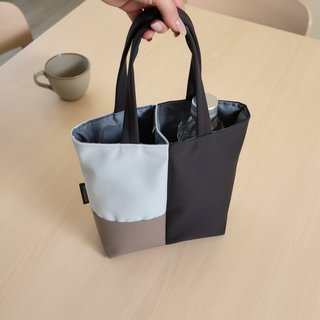 Bình Nước Tote Canvas Túi Xách Đôi Cốc Di Động Du Lịch Hàng Ngày Dung Tích Lớn