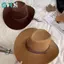 GHX Vintage Phương Tây Mũ Cao Bồi Màu Trơn Lưu Vực Mũ Rộng Vành Jazz Mũ Chống Nắng Ngoài Trời Cho Đi Bộ Đường Dài Cắm Trại Cưỡi VN