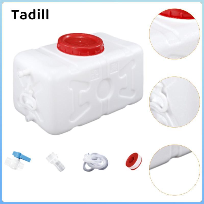 Hộp đựng nước cắm trại Tadill, hình chữ nhật ngang, bình nước lớn có vòi rót rộng để làm đầy nhanh, dành cho người chơi