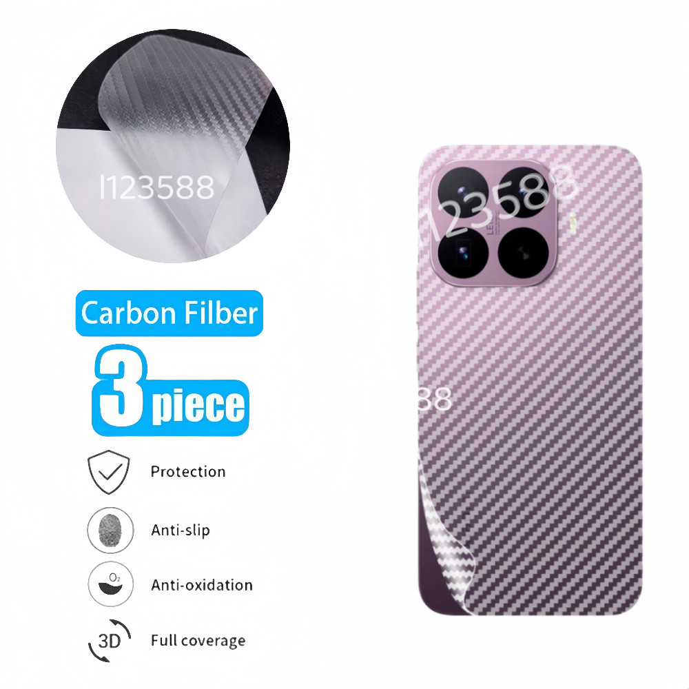 Dành Cho Xiaomi 17TPro 2026 Mặt Sau Bảo Vệ Mềm Cho Xiaomi 17T 17TPro Xiaomi17T Pro 5G Sợi Carbon Mờ Mặt Sau Phim Trong Suốt Scratcher