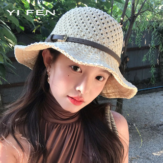 YIFEN {Nâng cấp chất lượng} Mũ xô rỗng Nữ 2026 Phong cách mới Mùa hè Mặt nhỏ Đi nghỉ mát Tấm che nắng Mũ lưu vực