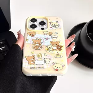 Kẹo dẻo hai trong một chú gấu dễ thương, phù hợp với vỏ điện thoại 17air iPhone 12/13/