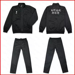 YB1 Haikyuu Karasuno Áo khoác trường trung học Trang phục hóa trang Bộ đồng phục thể thao BY1
