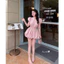 ĐẦM THÔ CỔ BẺ THUN EO FORM BÍ, 2màu BYJOLIE