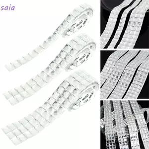 SAIA 90cm Gương Dán Tường Trang Trí Nhà Cửa Thủ Công Thủ Công DIY Tự Dính Mini Vuông Kính