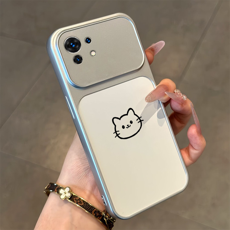 Ốp Lưng PBZZ Cho Xiaomi mi 11 Lite Xiaomi 11 pro Xiaomi 11 Lite 5g ne Vỏ Điện Thoại Lo Âu Vỏ Mềm Chống Sốc Thiết Kế Mới Thẩm Mỹ Cặp Đôi Mèo Hoạt Hình Dễ Thương DSCYGT1