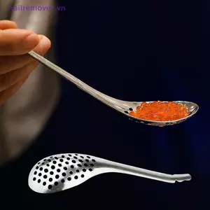56 Lỗ Thìa Trứng Caviar Hữu Ích Dụng Cụ Nấu Ăn Nhà Bếp Làm Rây Lòng Đỏ Trứng MỚI