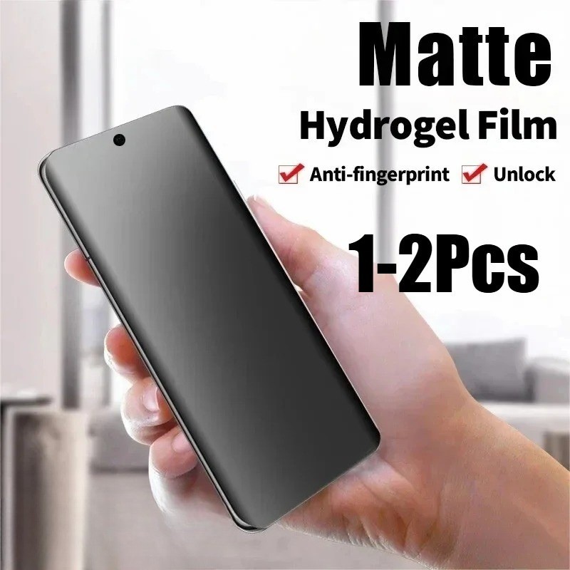 1-2 Chiếc Full Cover Bảo Vệ Màn Hình HD Mềm Cho Honor 400 500 600 600e Smart Lite Pro 4G 5G Chống Rơi Chống Gián Điệp Riêng Tư Chống Ánh Sáng Xanh Hydrogel Phim Matte