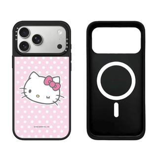 Ốp điện thoại cứng gương hình mèo chấm bi từ tính cho iPhone 17 Pro Max 17 Air 16 Plus 15 14 13 12 11 Vỏ chống sốc