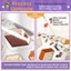 Nhãn dán kiến trúc nội thất BEABOUT, Nhãn dán sổ lưu niệm DIY cỡ lớn, Giải nén 7 chủ đề Nhãn dán cảnh PET Sách trẻ em
