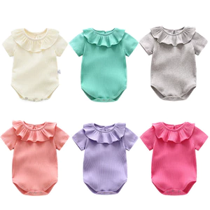 Quần Áo Cho Bé Quần Áo Mùa Hè Bé Gái Cotton Nguyên Chất Lớp A Áo Liền Quần Áo Sơ Sinh Quần Áo Mỏng Phong Cách Siêu Dễ Thương Cho Bé Fart