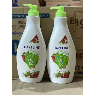 Sữa dưỡng thể HAZELINE Matcha & Lựu Đỏ Yến mạch dâu tằm 230ml /370ml