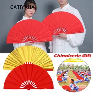 CATIYAHA Yoga Fan Dance Performance Hand Chinoiserie Quà tặng Trung Quốc Tai Chi Kung Fu Fan
