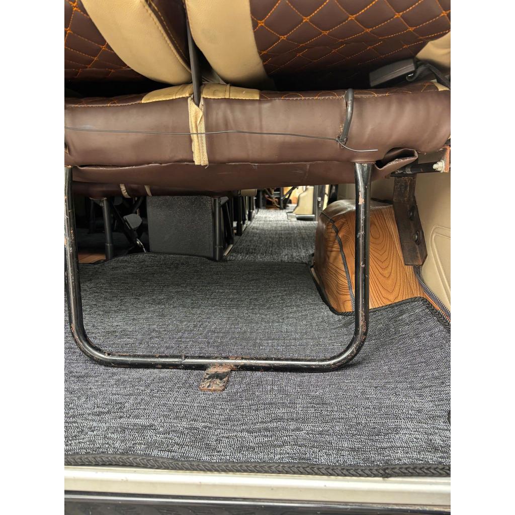 [Lót cốp Ford Transit] Thảm cước lót sàn Lẻ Lót cốp Ford Transit 16 chỗ đủ các đời xe to may sẵn bo viền theo form xe