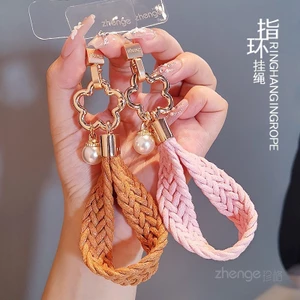 Điện Thoại Di Động Dây Thời Trang Nữ Phong Cách Chanel Nhẫn Dây ins Mạnh Mẽ Bền Móc Kim Loại Khóa Du Lịch Ngoài Trời