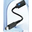 Btsg Cáp cấp nguồn USB Type C đa năng Chiều dài 10Cm với đèn báo trạng thái sạc LED để tiện lợi