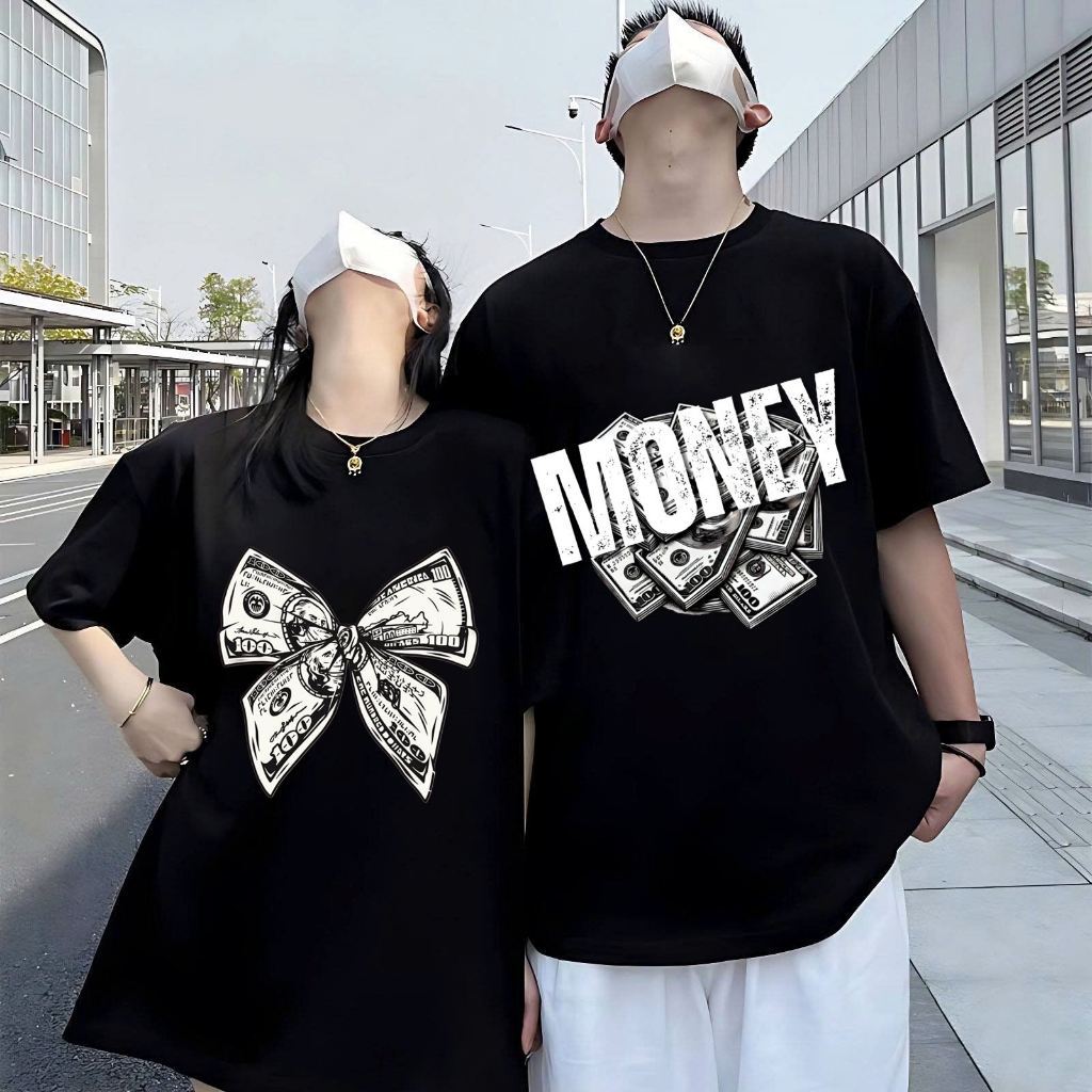 （Giao hàng 24h）Angela Áo thun cặp đôi nam nữ form rộng unisex, tặng bạn bè người yêu, chất vải cotong cao cấp co giãn