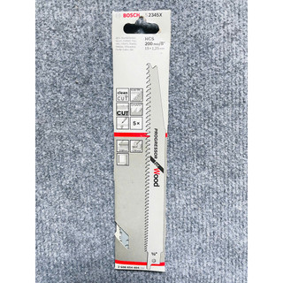 Lưỡi cưa kiếm cắt gỗ 200x19x1.25mm S2345X Bosch 2608654404