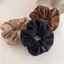 PNPIA- Thời Trang Retro Dệt Kim Len Scrunchie Dành Cho Nữ Bé Gái Tóc Co Giãn Dây Cao Su Phụ Kiện Đuôi Ngựa Tóc Dây Mũ Đội Đầu
