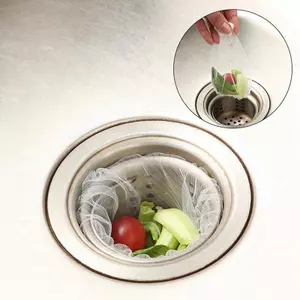 ECK 30 Cái / Pa 100 Cái / pa Bồn Rửa Lỗ Thoát Rác Lọc Lưới Dùng Một Lần Túi Đựng Rác HOT