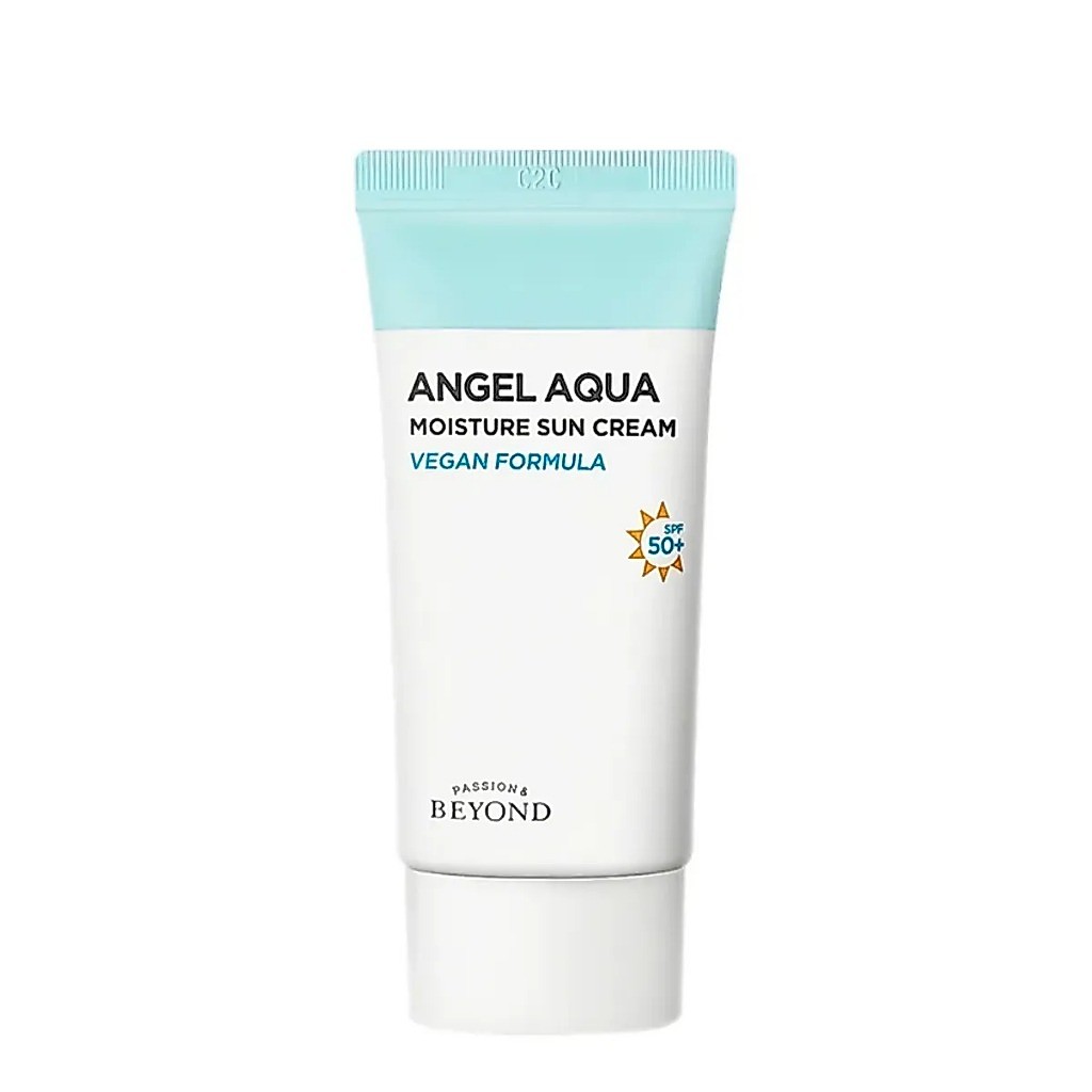 [DATE 17/9/2026] Kem chống nắng thuần chay giúp hạ nhiệt Beyond Angel Aqua Moisture Sun Cream SPF 50+/PA++ 50ml