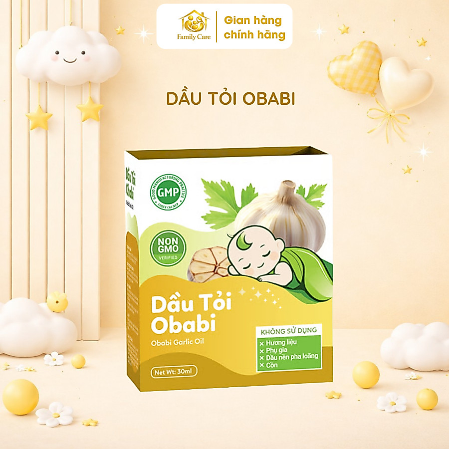 Dầu tỏi lên men mật dừa hữu cơ OBABI – Dịu êm, tự nhiên, dành cho bé và cả gia đình - FamilyCare Store