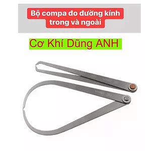 Compa cơ khí compa đo đường kính trong và ngoài bộ 2 cây