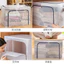 Lắp đặt Miễn phí Lưới Trong Suốt Khung Thép Hộp Bảo Quản Chống Ẩm Có Thể Gập Lại Tủ Quần Áo Hộp Sắp Xếp Quần Áo Quilt Hộp Bảo Quản
