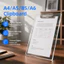 Clipboard GETVOW, Giá đỡ kẹp tài liệu A4 / A5 / B5 / A6, Kẹp dọc / ngang đơn giản Bảng kẹp thực đơn Acrylic Học sinh