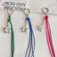 HFTOY Da Bện Dây Móc Khóa Ngôi Sao Charm Mặt Dây Chuyền Móc Khóa Thời Trang Đơn Giản Phù Hợp Với Túi Trang Trí Phụ Kiện Trang Sức ~
