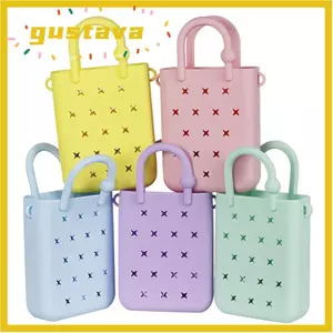 Túi xách trẻ em GUSTAVA, Túi xách hoạt hình dễ thương có lỗ, Túi đeo vai du lịch Mini DIY