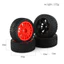 4 Lốp Cao Su Lục Giác 67mm 12mm Lốp Bánh Xe Cho Tamiya XV01 XV02 TT01 TT02 TA06 PTG2 HPI KYOSHO WR8 HSP 1 / 10 RC Rally Racing Xe Nâng Cấp Phần