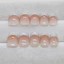 Móng tay giả Gradient Pháp 24 CÁI - Thiết kế thanh lịch lấp lánh màu trắng sữa cho nhiều dịp