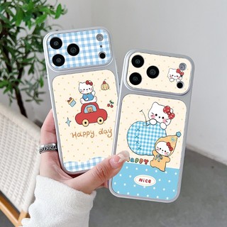 Ốp Da Mèo KT Vẫy Đáng Yêu Cho Redmi K90 Pro Max K80 K70 K70E K60 K60E K50 Ultra K50i K40 Pro K40S 5G 4G Hoạt Hình Dễ Thương Đơn Giản Ngọt Ngào Cô Gái Mềm Vỏ Chống Rơi