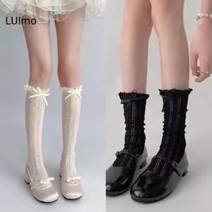 LUImo Ngọt Ngào Phong Cách Ba Lê Mỏng Nơ Ren Sos Staed Sos SBS