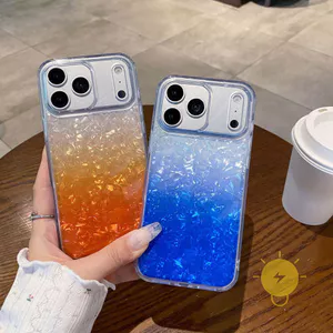 Phone Case For iPhone 17e 17 16e 16 15 14 13 12 PC TPU Translucent Aesthetic Korean Cute