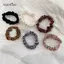 AqToCna 6 Chiếc Băng Đô Quấn Tóc Co Giãn Buộc Tóc Nữ Cho Phụ Kiện Tóc Satin Scrunchies AqToCna