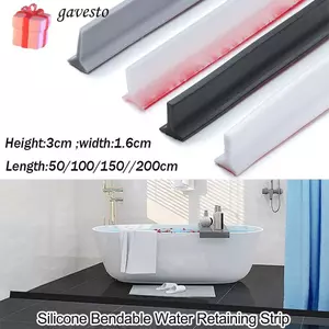 GAVESTO Nút Chặn Nước Phụ Kiện Phòng Tắm Chống Trơn Trượt Khô Và Ướt Tách Tắm Đập Silicon Đáy Cửa Niêm Phong Dải