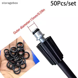 50 Cái Ổ cắm làm sạch nước áp lực cao Vòng chữ O Vòng cao su Phụ kiện máy rửa xe Ô tô Làm đẹp nước Accesso Đẹp