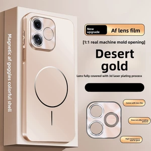 Ốp Lưng YYN Cho Honor 600 Lite 5G Vỏ Băng Từ Tính Độ Nét Cao Ống Kính Phim Chống Sốc Vỏ Điện Thoại Cứng