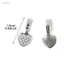 100 Chiếc Trái Tim Keo Trên Bail Mặt Dây Chuyền Tìm Thủ Công Quyến Rũ DIY Kết Nối Mặt Dây Chuyền