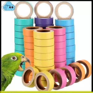 Cho Chim Đồ Chơi 30 Chiếc Vẹt Đồ Chơi Bagels Tông Tìm Kiếm Thức Ăn Nhai Nhỏ Cho Vừa Lớn Cho Chim