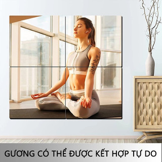 Gương treo Dán Tường toàn thân chống vỡ soi , dán tủ quần áo, hình vuông