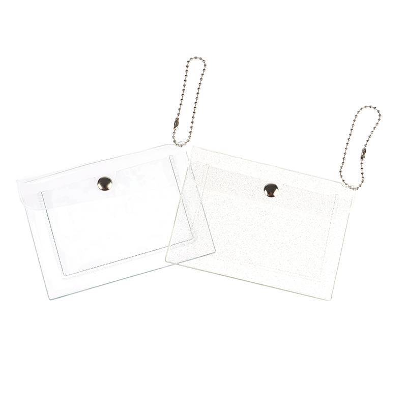 GOAY 1 Cái Ví Đựng Thẻ Tín Dụng Nữ Thời Trang Trong Suốt Chống Thấm Nước PVC Thẻ Kinh Doanh Thẻ ID Ví Cô Gái Ví Đựng Tiền Xu Túi VN