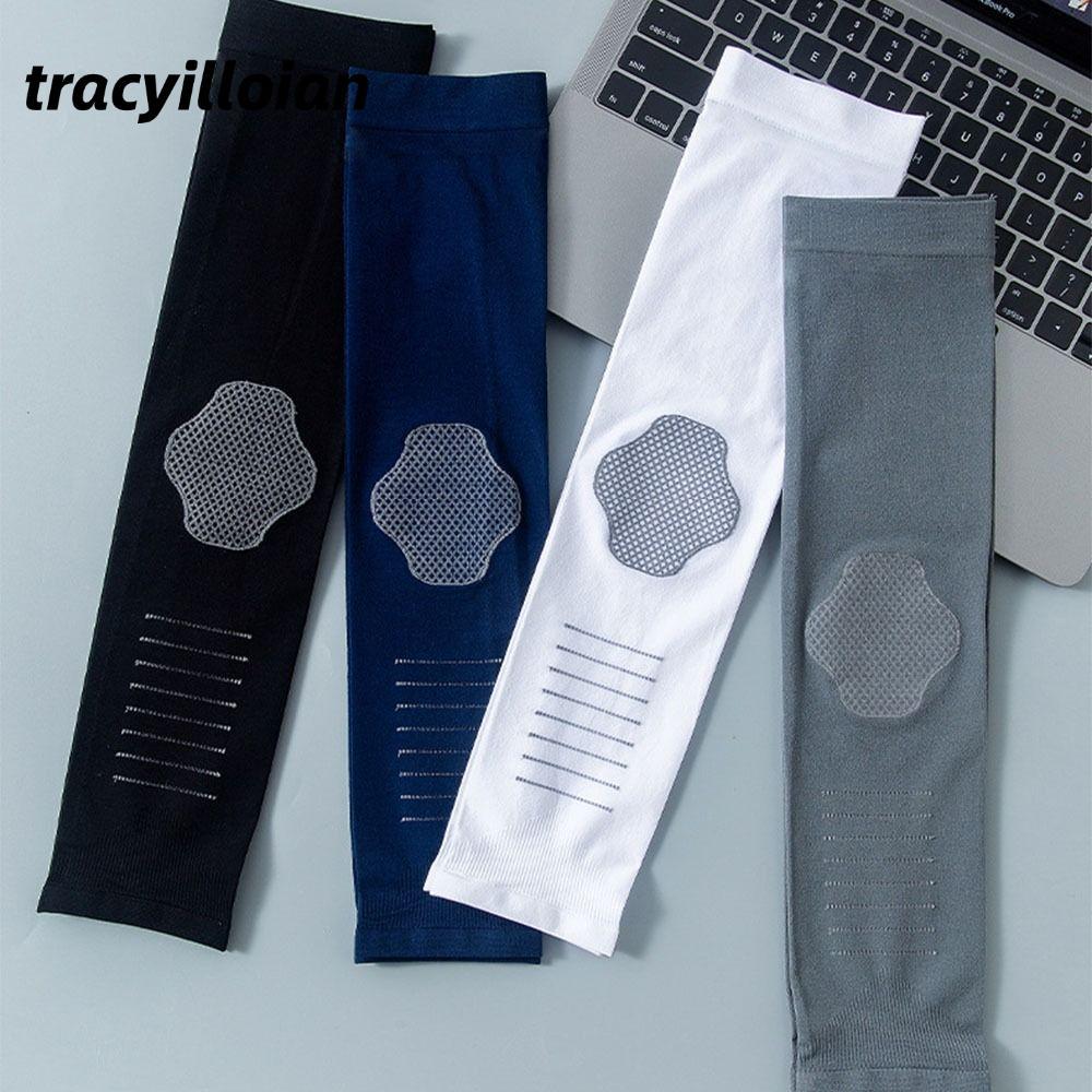 Tay áo chống nắng TRACELIOIAN, Bảo vệ cánh tay thể thao bằng lụa băng bảo vệ chống tia cực tím, thoáng khí bền bỉ Tay áo thấm mồ hôi nhanh khô cho nam và nữ