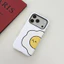 Ốp điện thoại iPhone trứng chiên dễ thương, Kawaii Smiley Egg Ngoài trời nam nữ Vỏ điện thoại di động đa chức năng phù hợp cho thể thao ngoài trời tương thích với iPhone17 16 15 14 13 12 11 pro