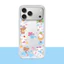 Ốp điện thoại cứng hình mèo hồng từ tính hoạt hình cho iPhone 17 Pro 16 Pro Max 15 14 Vỏ bảo vệ mờ mờ trong suốt