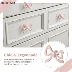 Nơ Tủ Tay Cầm Cho Đồ Nội Thất Tủ Quần Áo 12 Pa Kéo Cửa Cho Tủ Ngăn Kéo Đổi Mới DIY [VN]